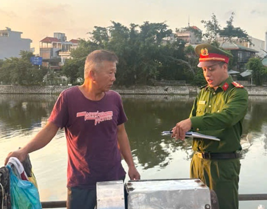 Công an phường An Dương: Bảo đảm an ninh, trật tự, trật tự an toàn giao thông, trật tự công cộng phục vụ Đại hội Đảng bộ phường lần thứ nhất
